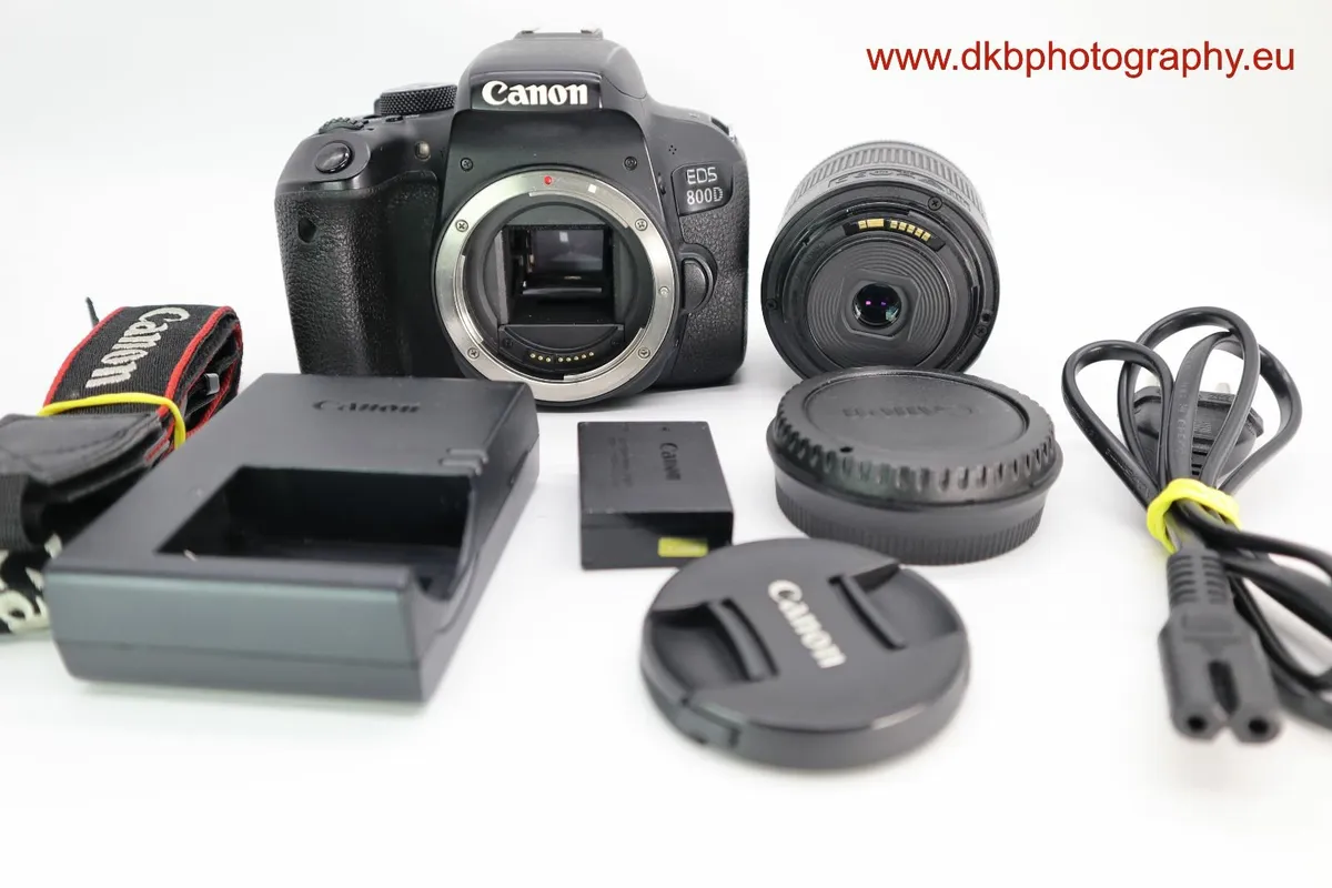 CANON 800D CAMERA & CANON EFs 18-55mm IS STM LENS - Image 2