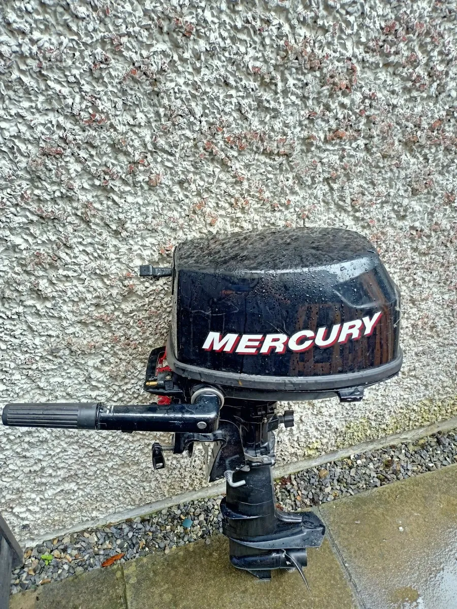 5HP 4 stroke short shaft Mercury outboard  w 12L t - Image 4