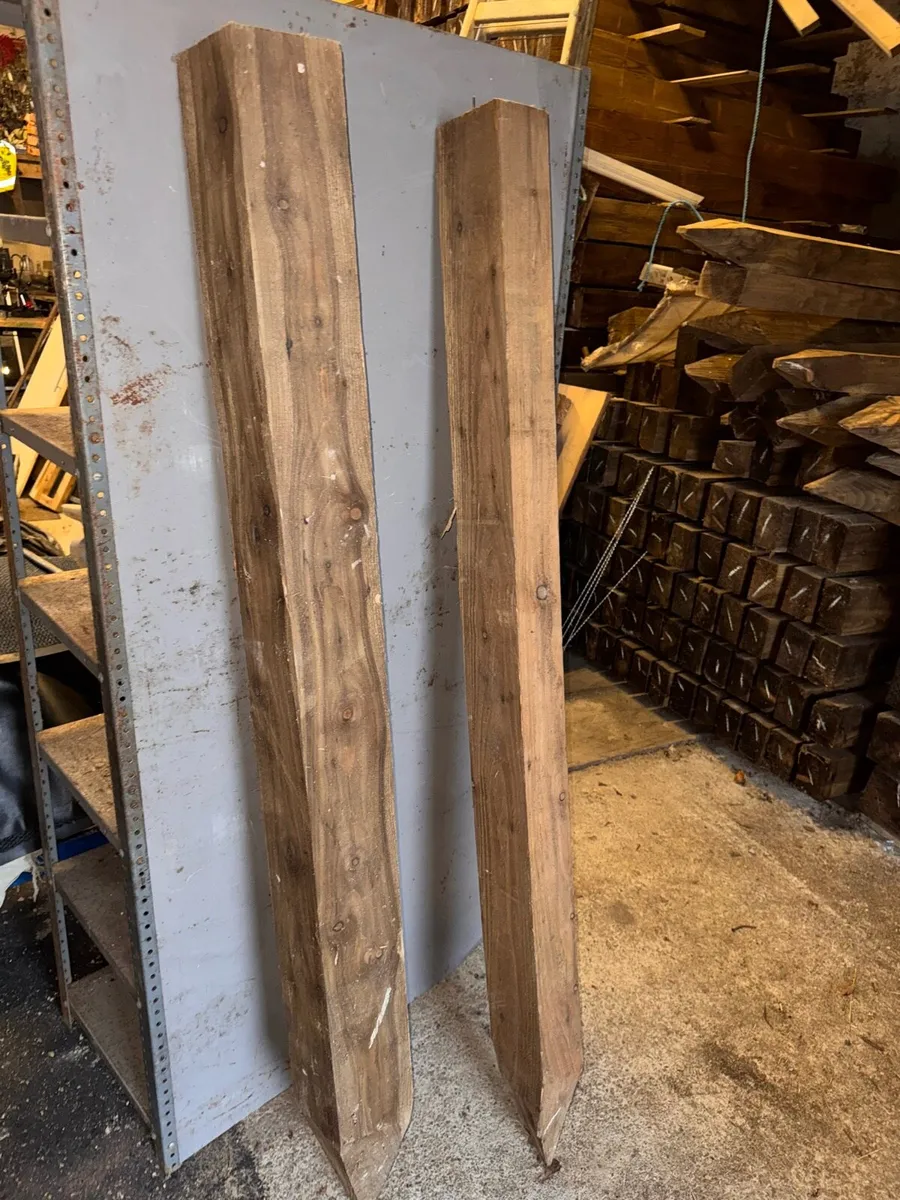 Treated Larch posts - Image 1
