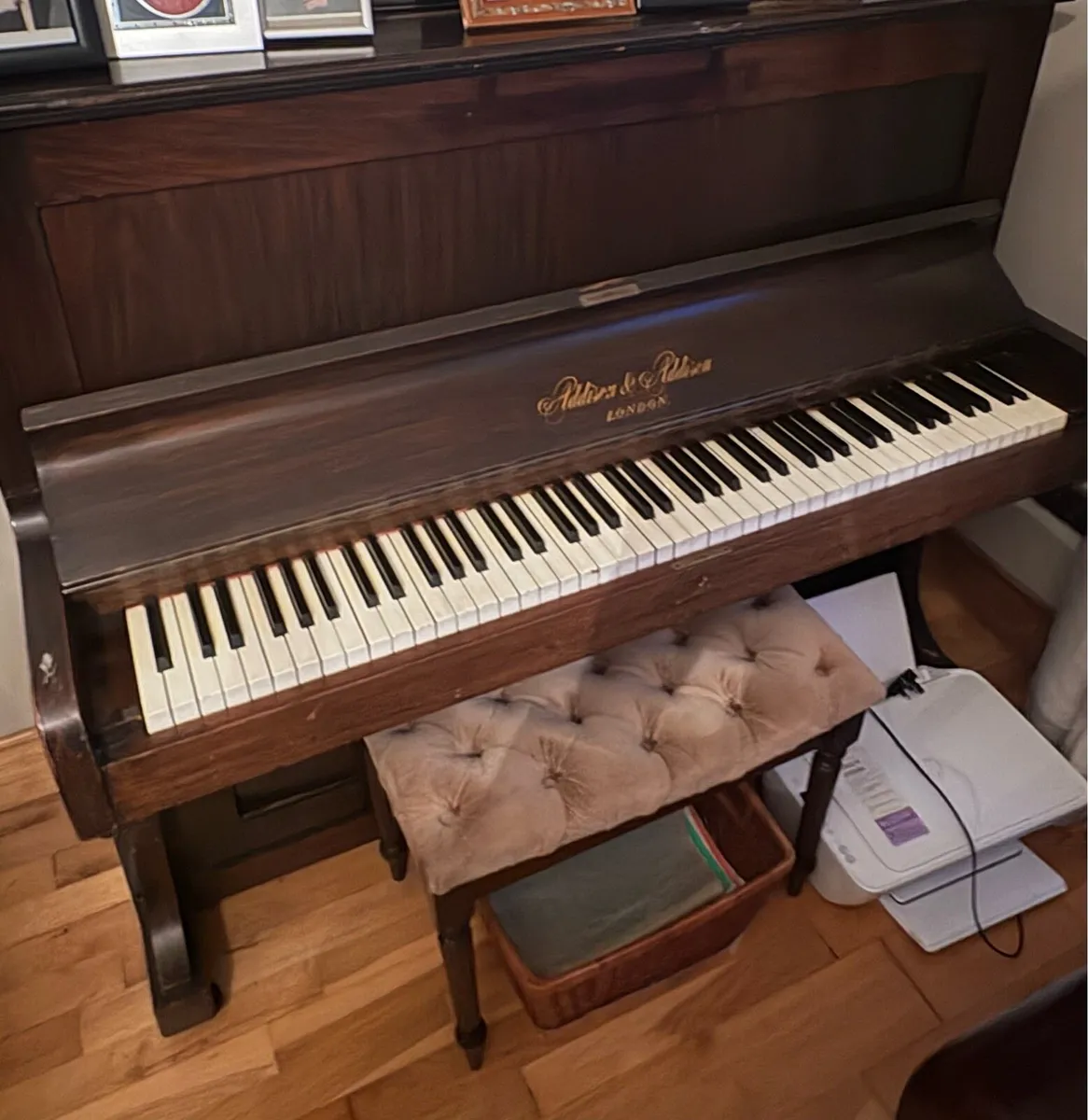 Addison & Addison London upright piano - Image 4