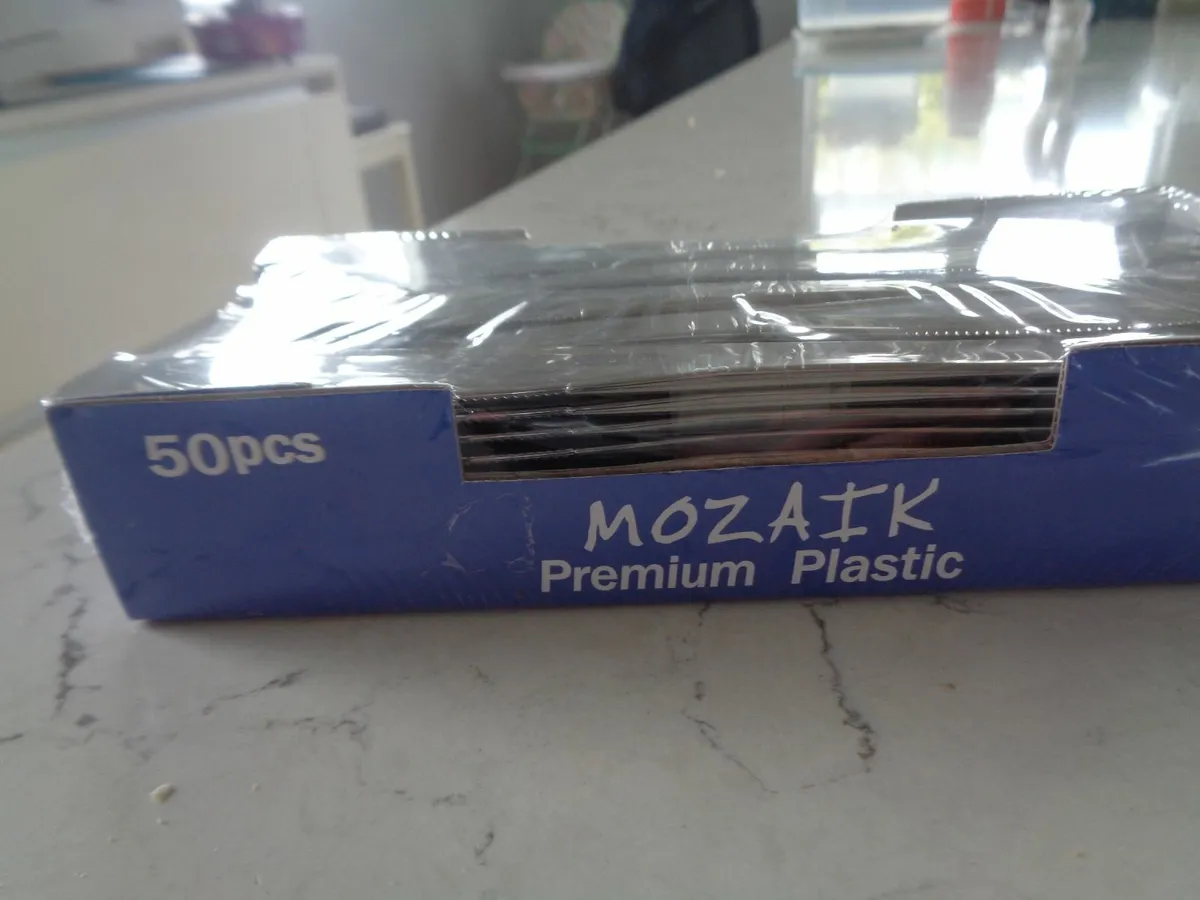 Metalised Plastic Cutlery For Sale - Image 3