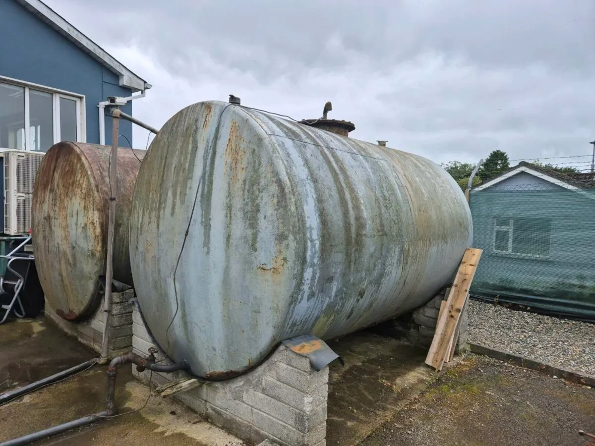 Steel tank x 2 - Image 1