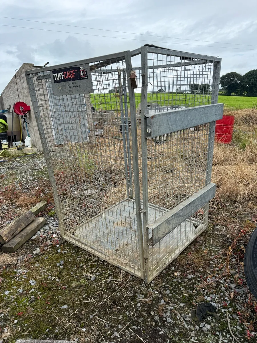 Gas cage storage box forklift tuff cage - Image 1