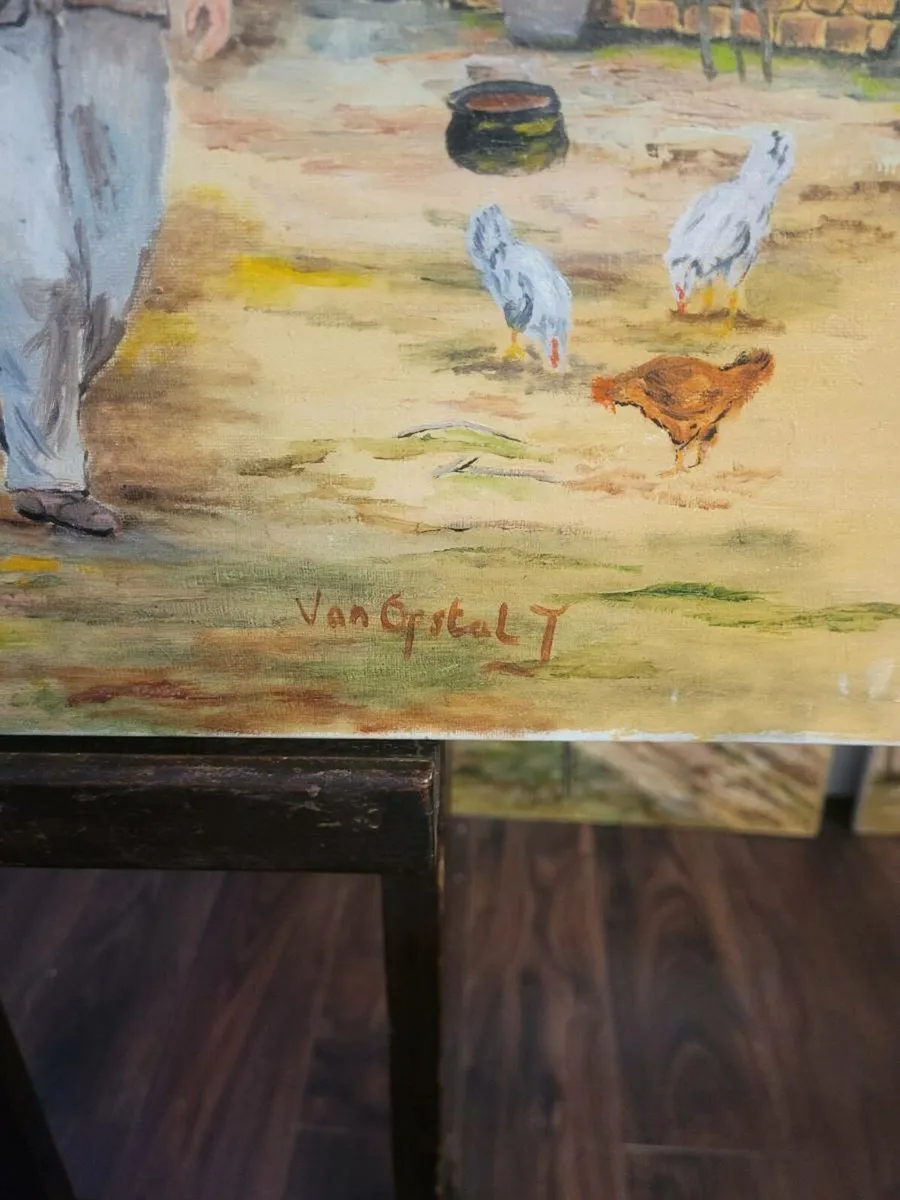 Oil and canvas 25 eu.each.100 eu.for 5 - Image 2