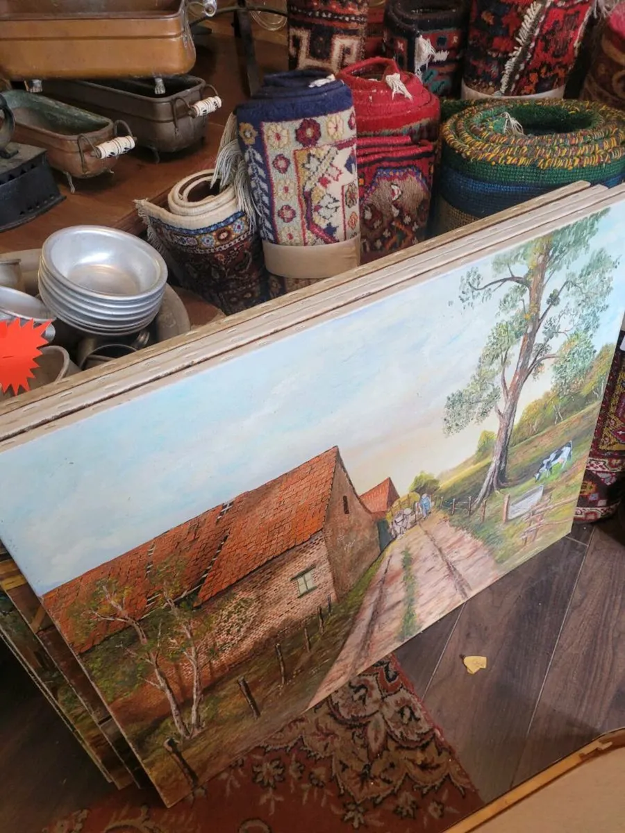 Oil and canvas 25 eu.each.100 eu.for 5 - Image 4