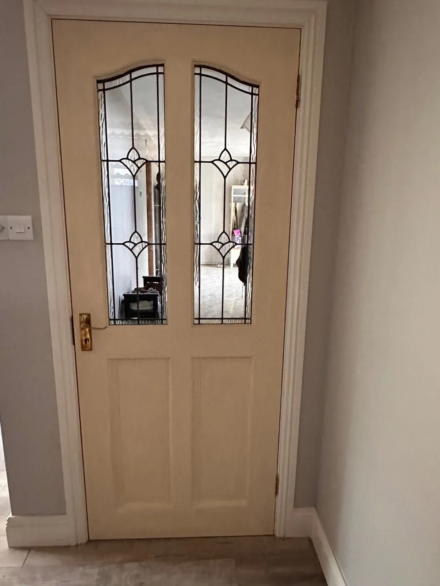 Internal glazed doors