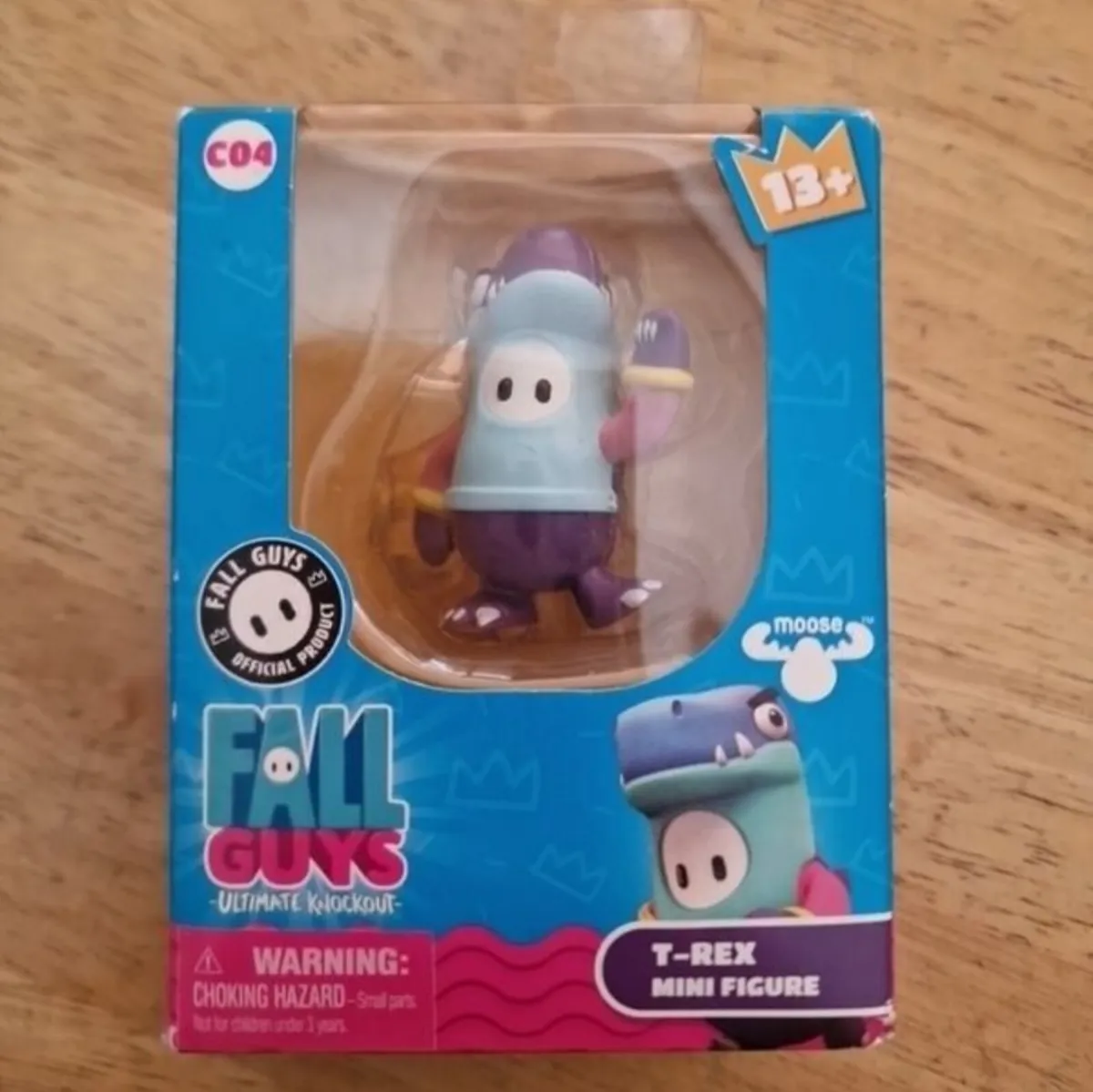 Fall Guys Single Pack Mini Action Figure T rex - Image 1