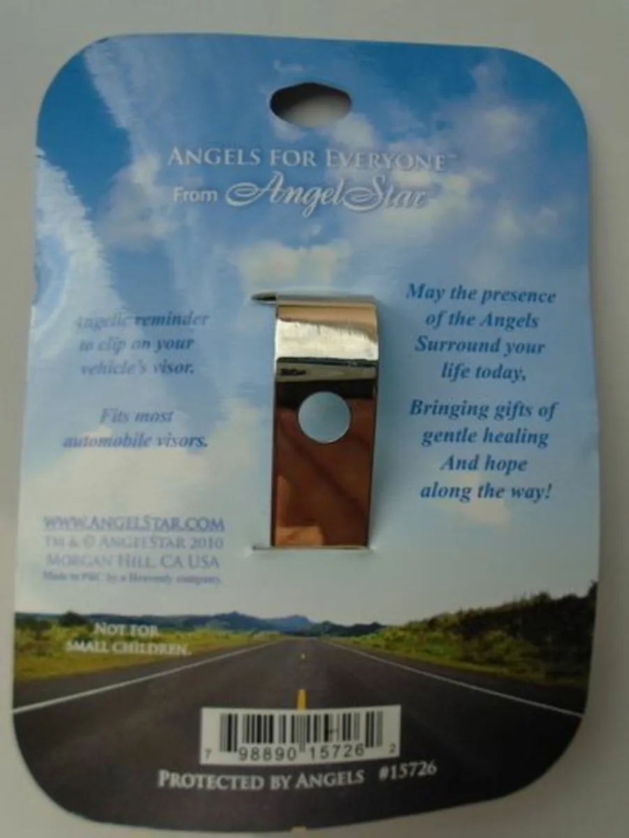 Angels car visor clip, Angel ornament - Image 2