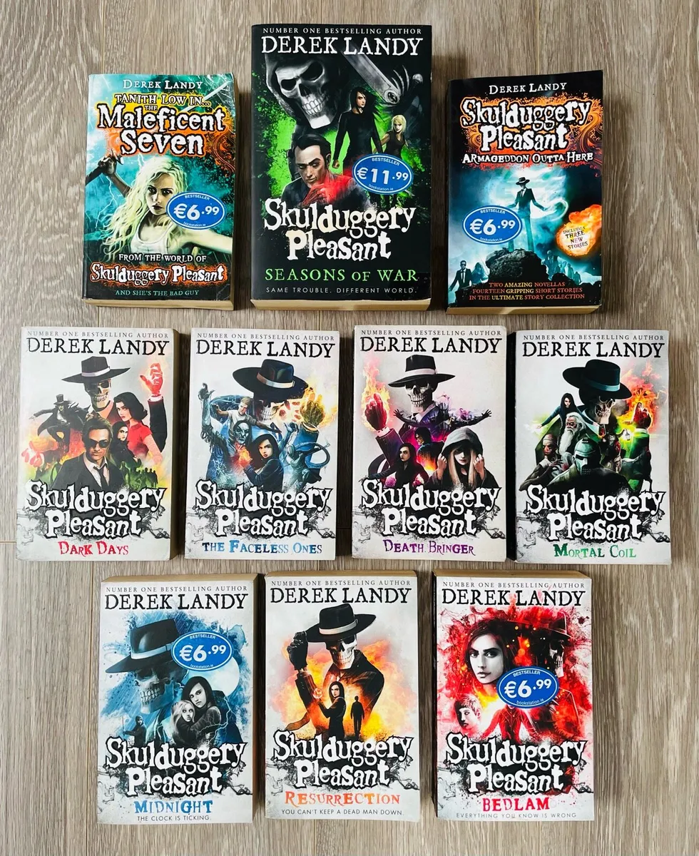 10 Skulduggery Pleasant Books plus 4 FREE BOOKS - Image 1