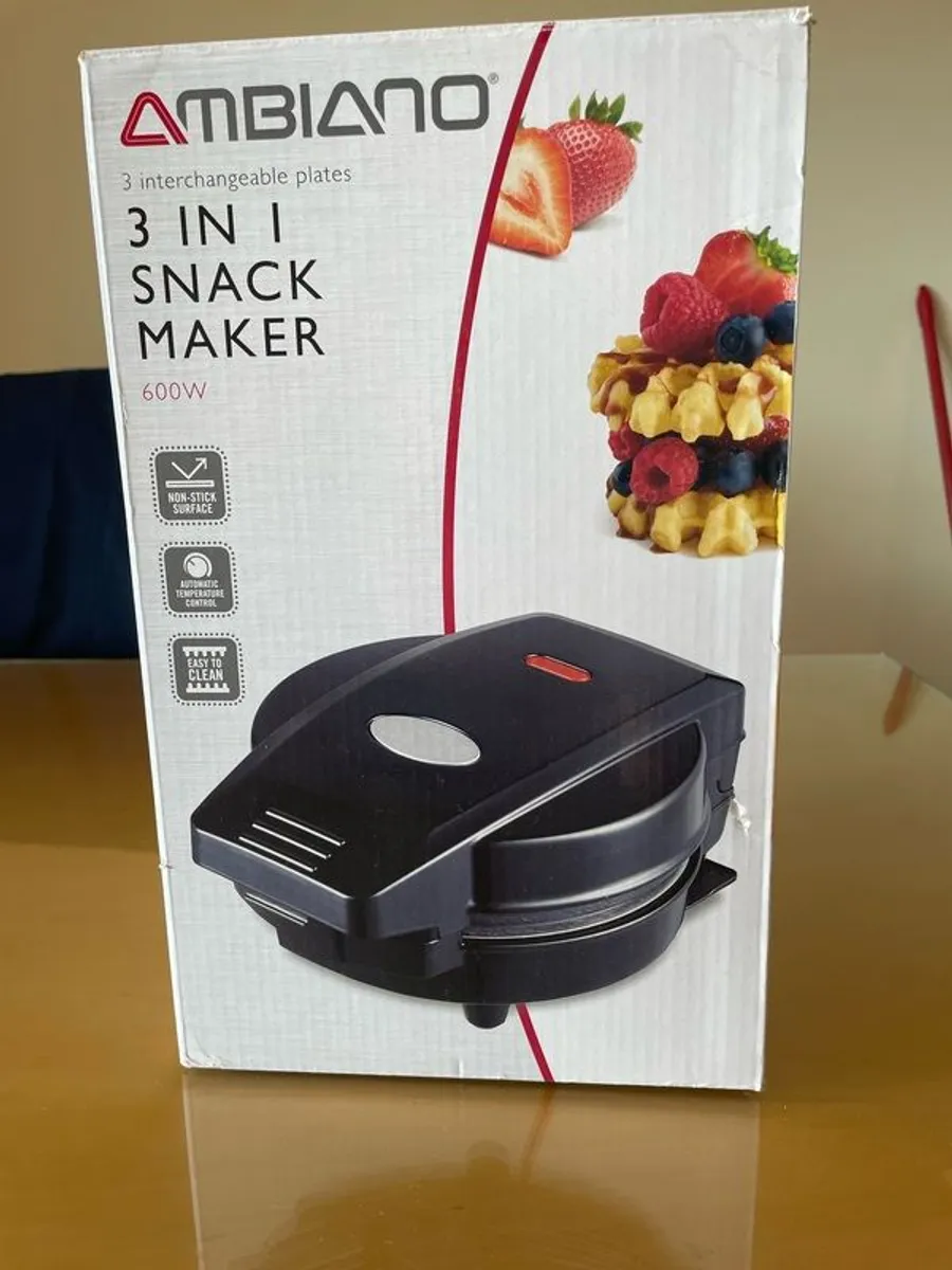 Ambiano 3-in-1 Snack Maker - Image 1