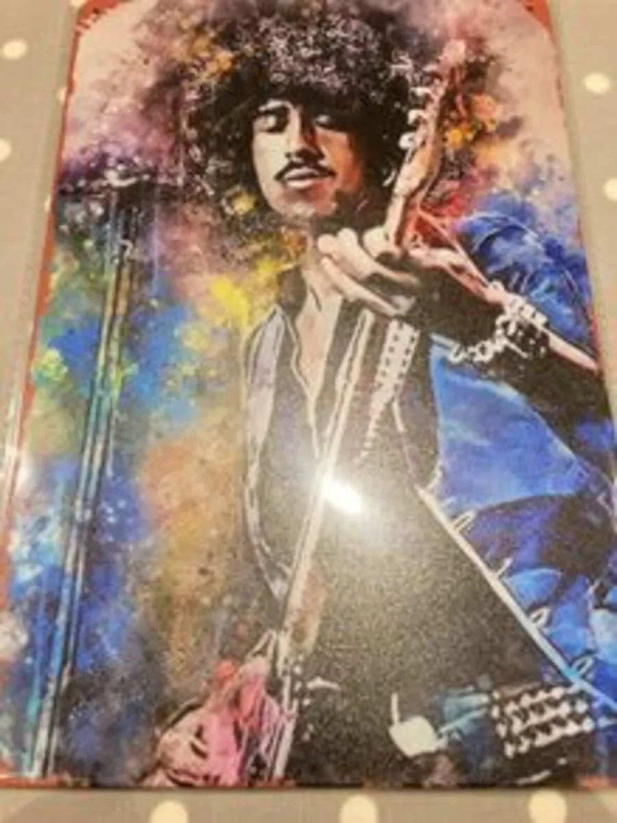 Phil Lynott / Thin Lizzy Wall Plaque (30cmx20cm)