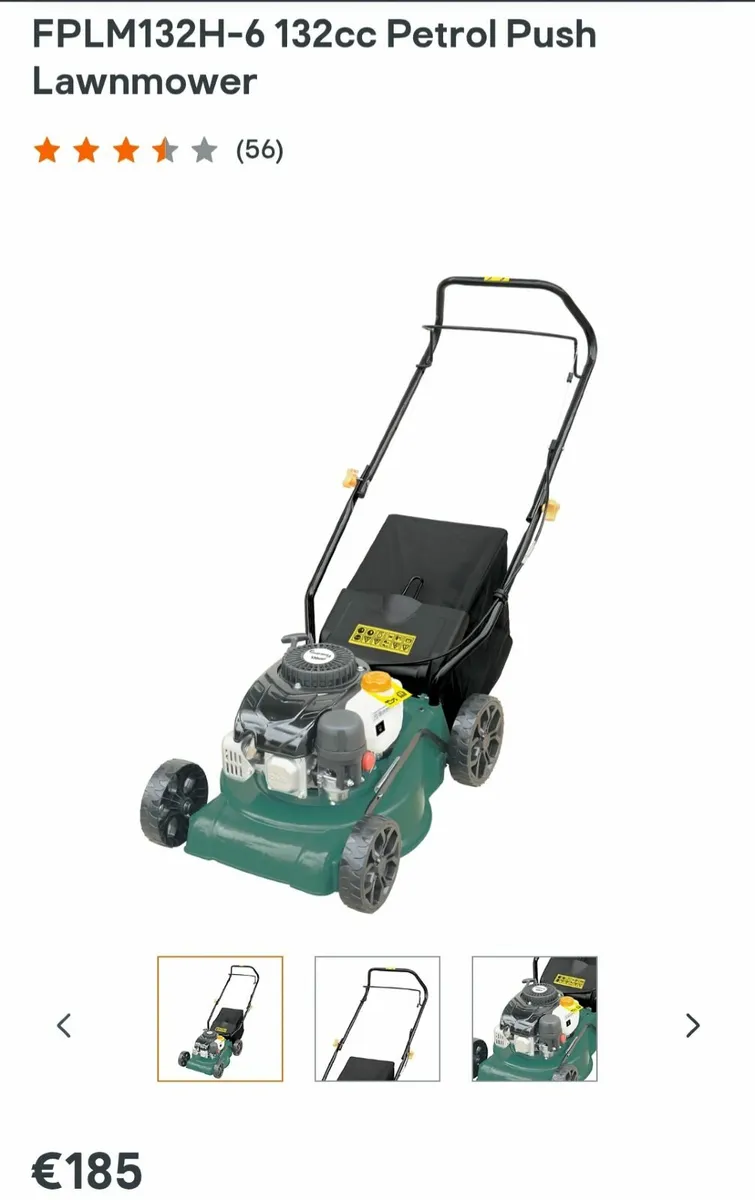 petrol lawn mower