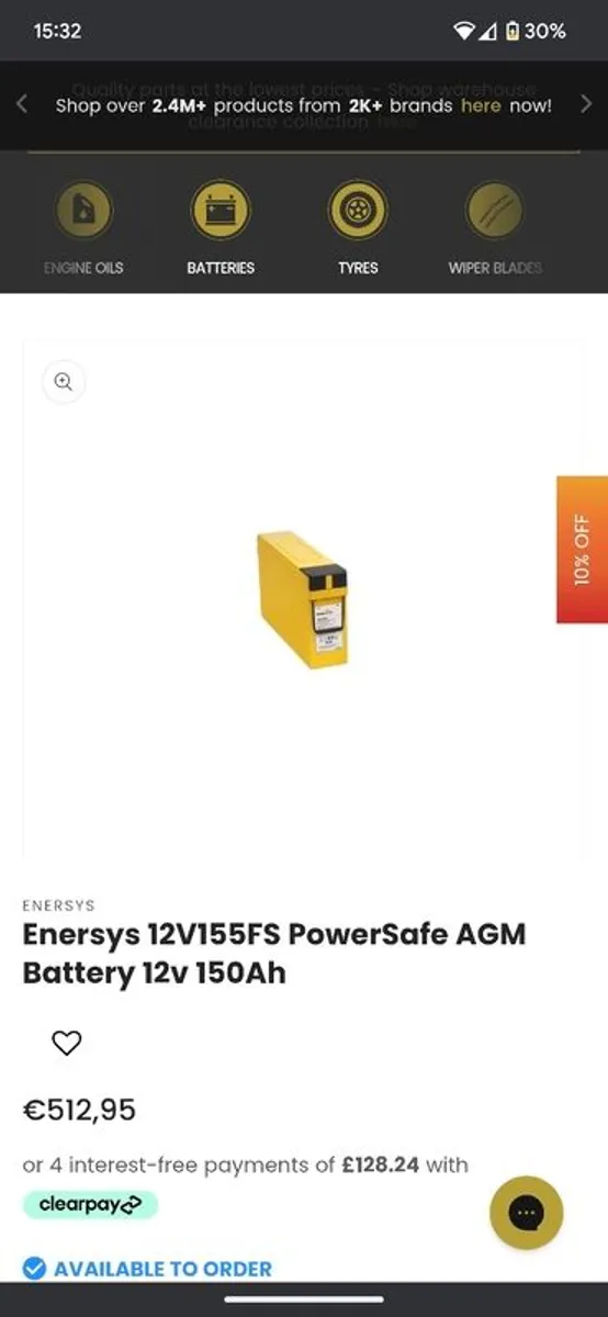 Battery 155 AH - Image 3