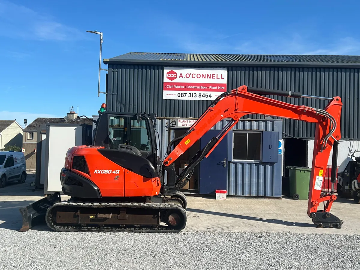 Kubota KX080-4 - Image 3