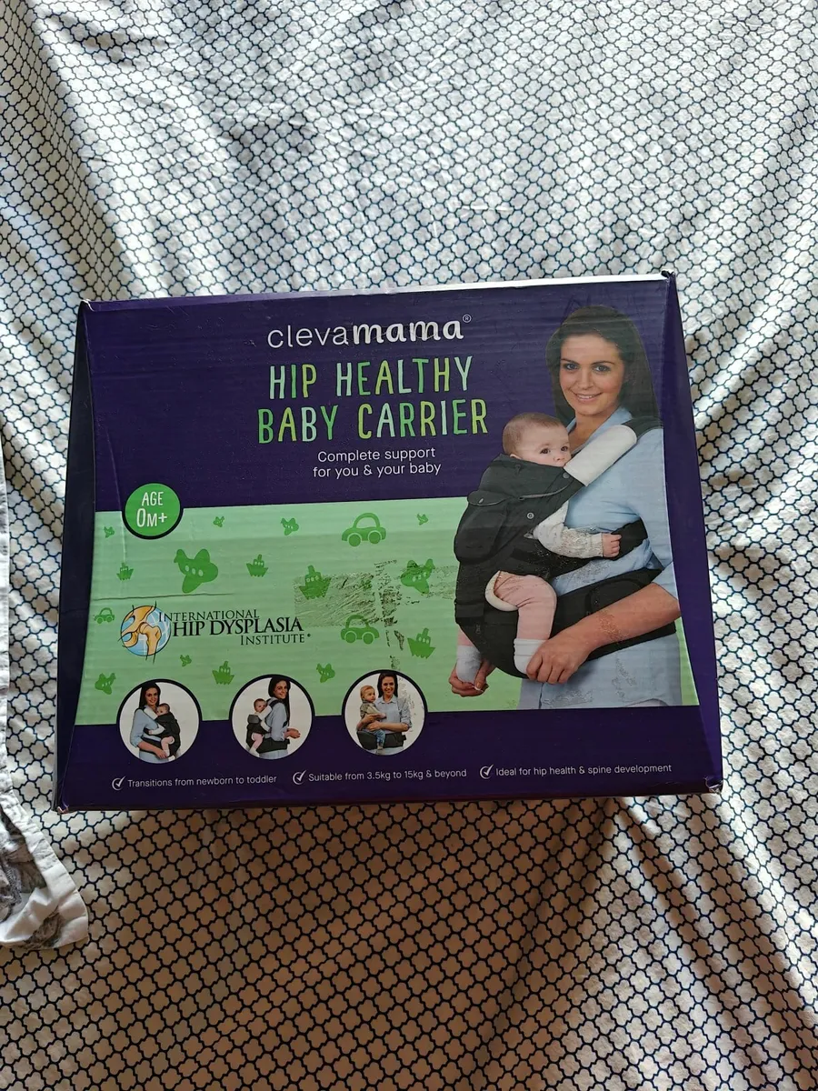 Clevamama hip healthy baby carrier - Image 1