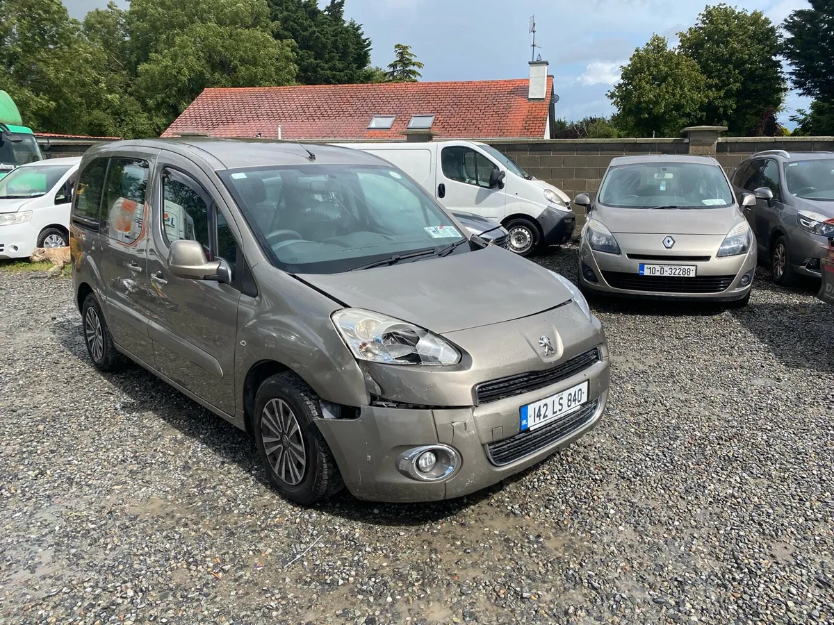2014 Peugeot partner wheelchair van - Image 1