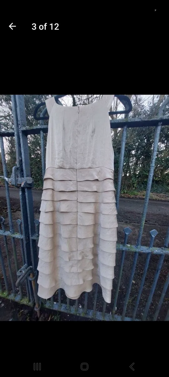London Times bronze ruffle dress (free postage) - Image 2