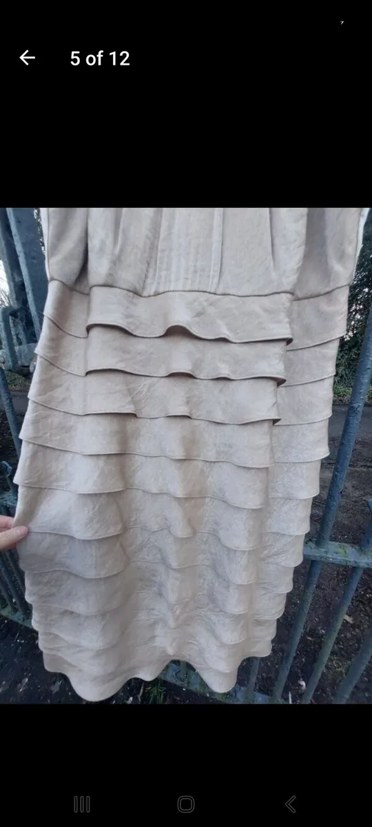London Times bronze ruffle dress (free postage) - Image 4