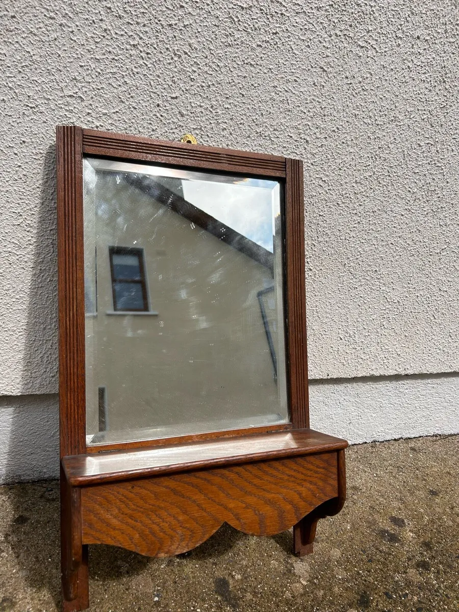 Antique wall mirror/Shaving cabinet - Image 3