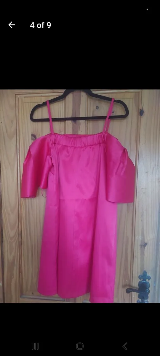 Warehouse cerise satin/hot pink dress (free post) - Image 4
