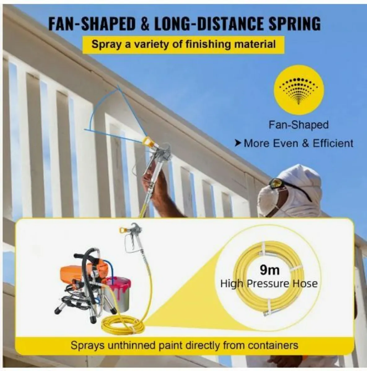 High Pressure Airless Sprayer Paint Spray - Image 3