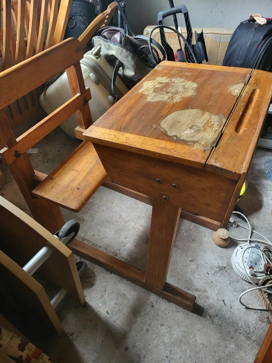 Old school desk