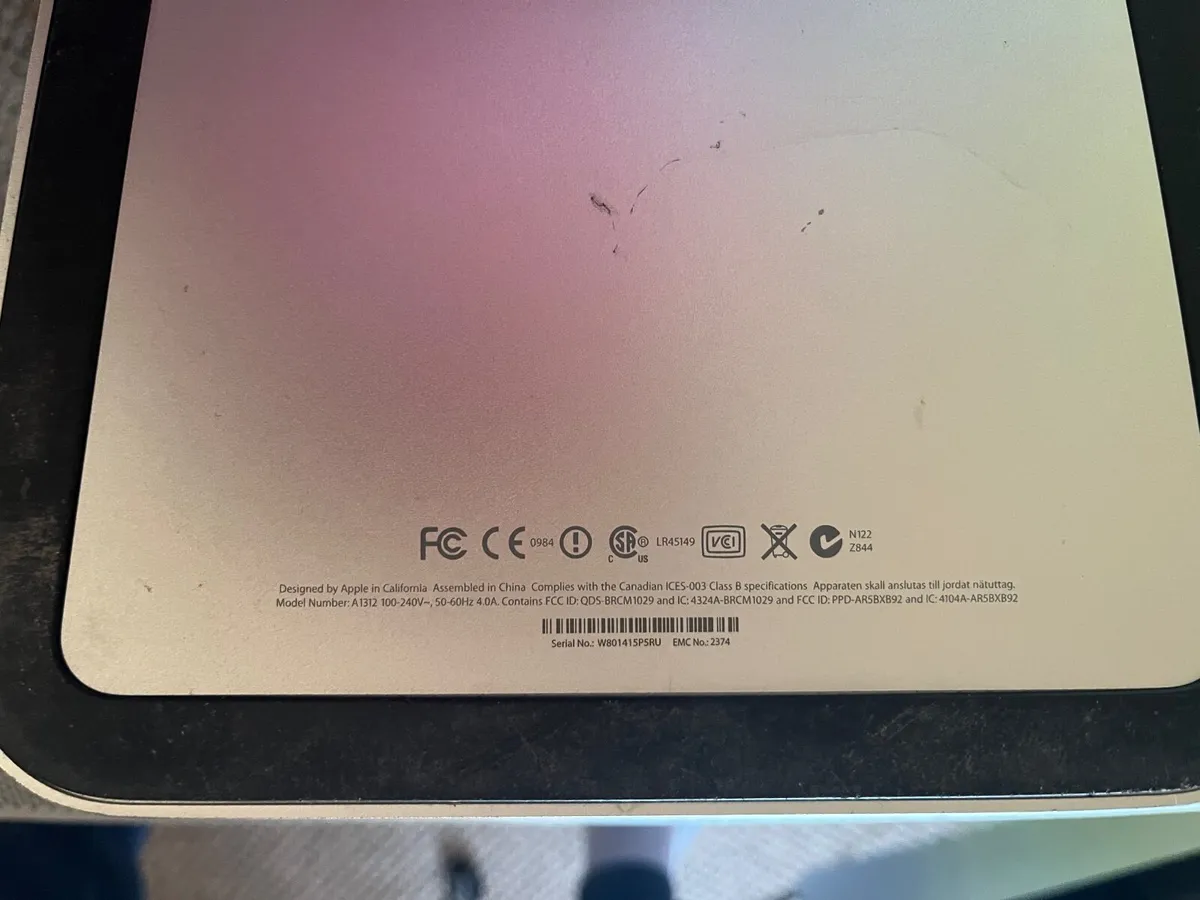 2x Apple iMacs. For Parts or Repair - Image 2