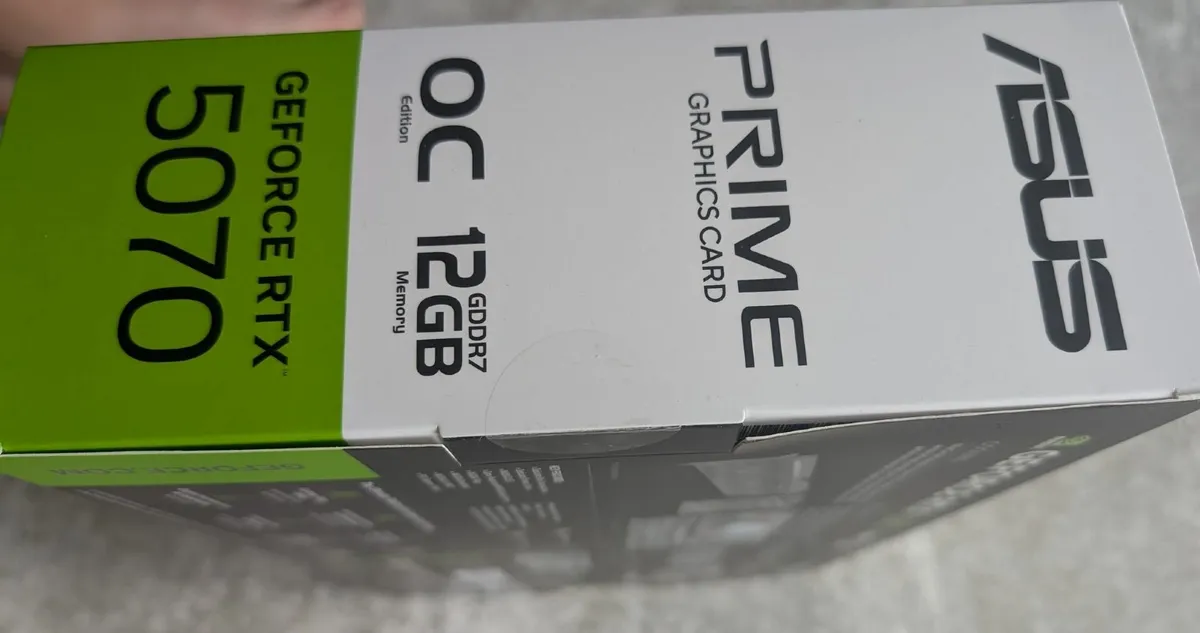 ASUS GEFORCE RTX 5070 Prime 12GB Graphics Card New - Image 3