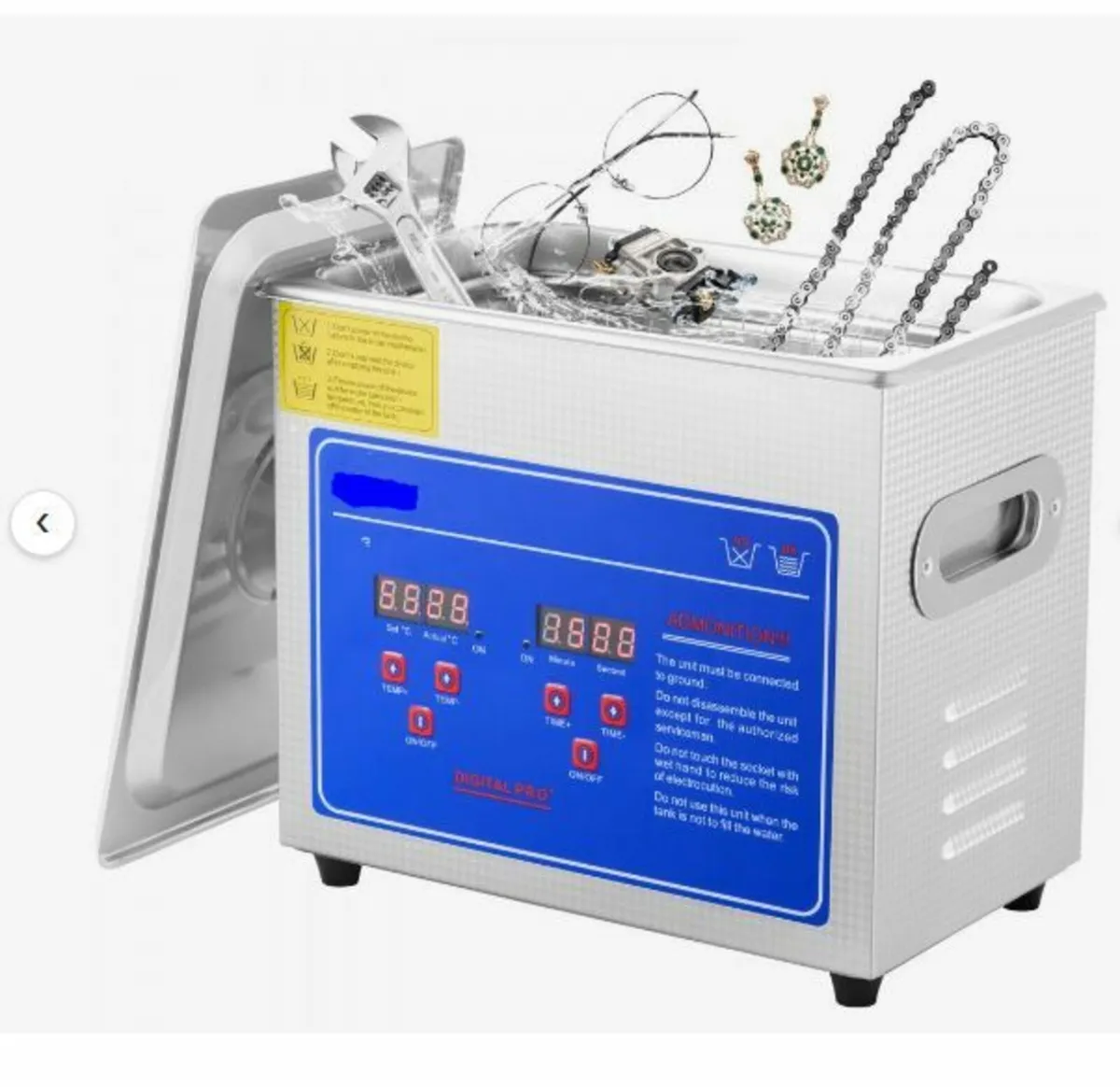 3L Ultrasonic Cleaner Machine Stainless Steel - Image 1