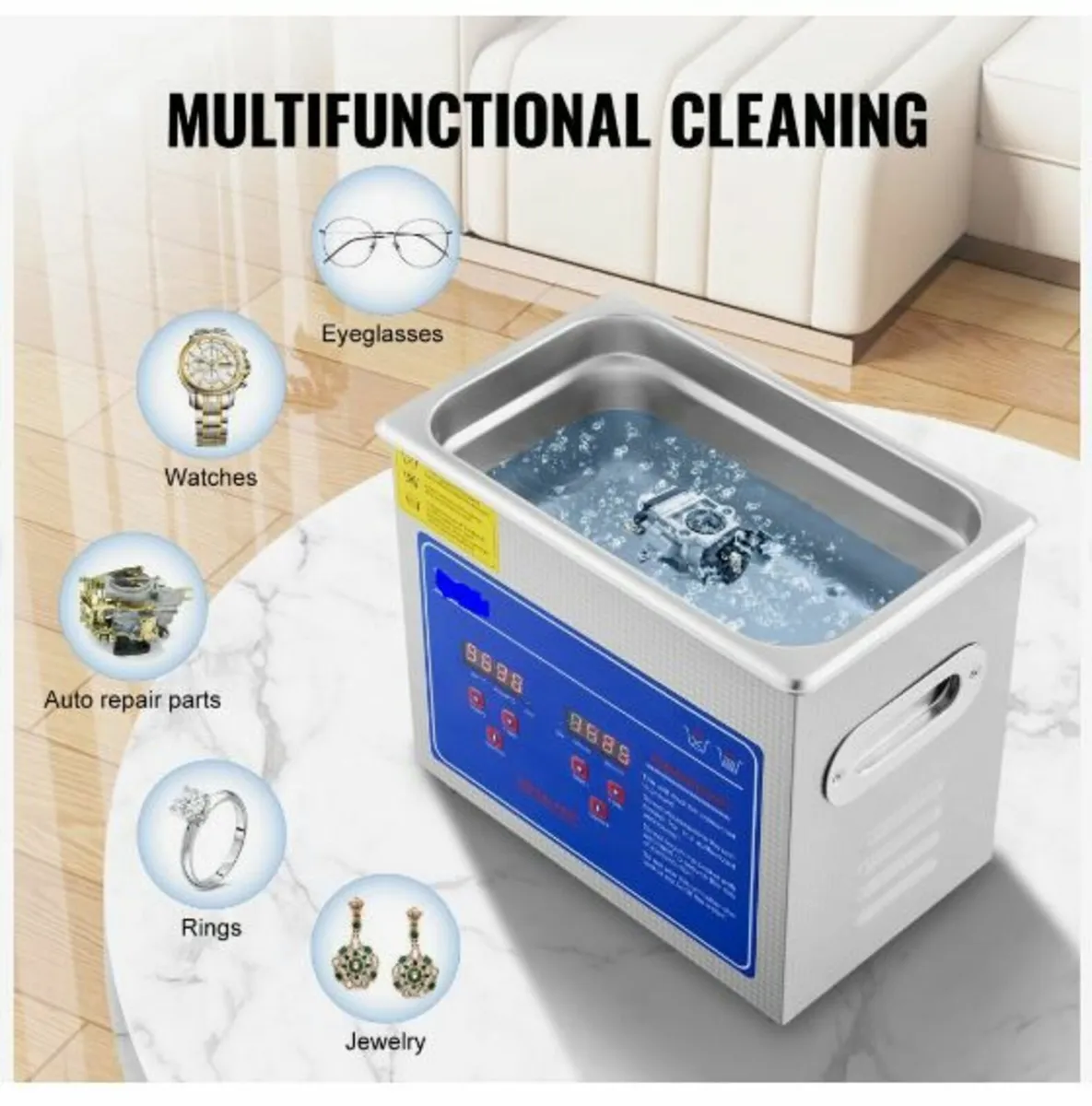 3L Ultrasonic Cleaner Machine Stainless Steel - Image 2