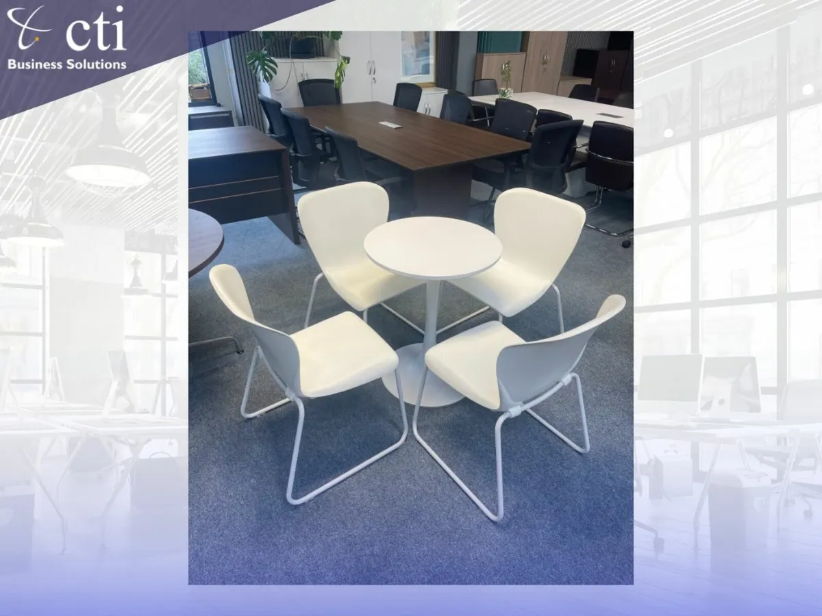 12 X Steelcase Westside Canteen Chairs ~ Grade A - Image 3