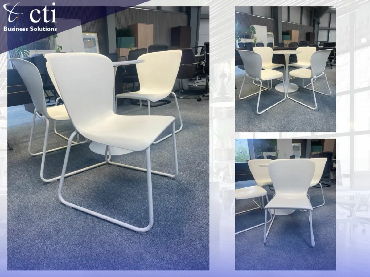 12 X Steelcase Westside Canteen Chairs ~ Grade A - Image 4