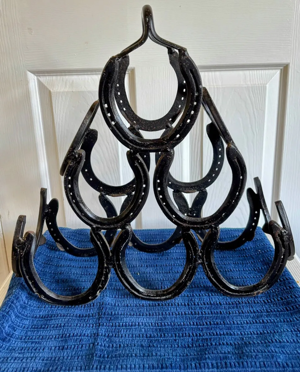 Horse Shoe  Wine Rack