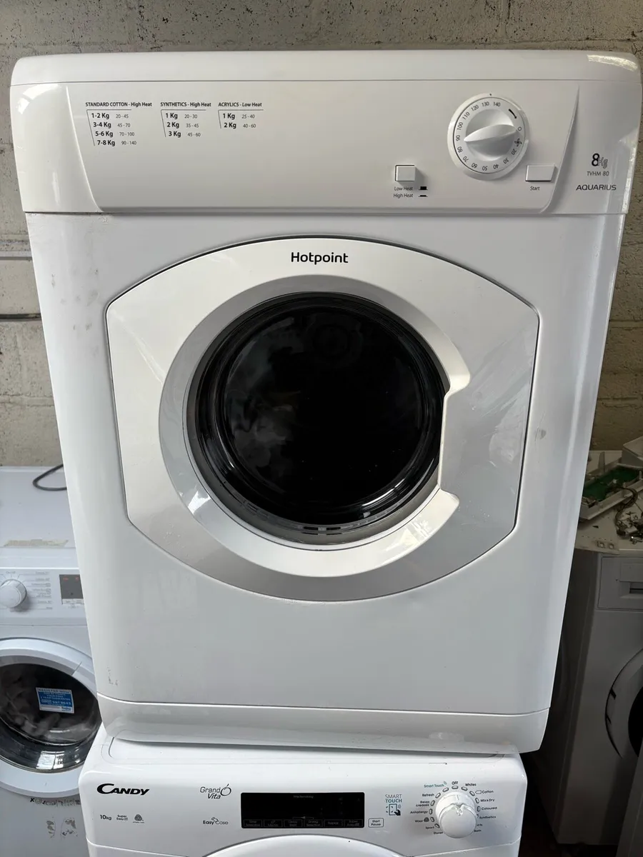 Hotpoint Vented Dryer 8kg Drum - Image 1