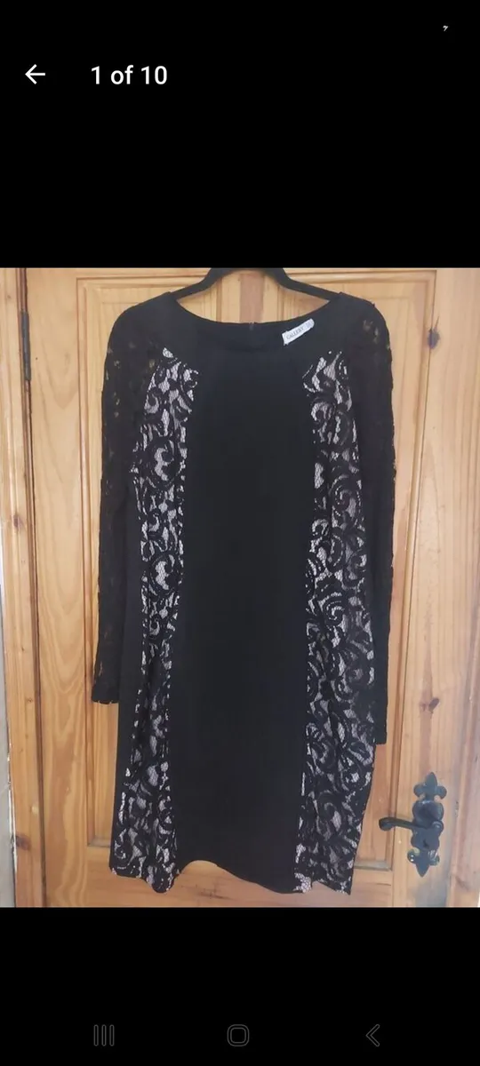 Black and ivory lace dress (free post) - Image 1