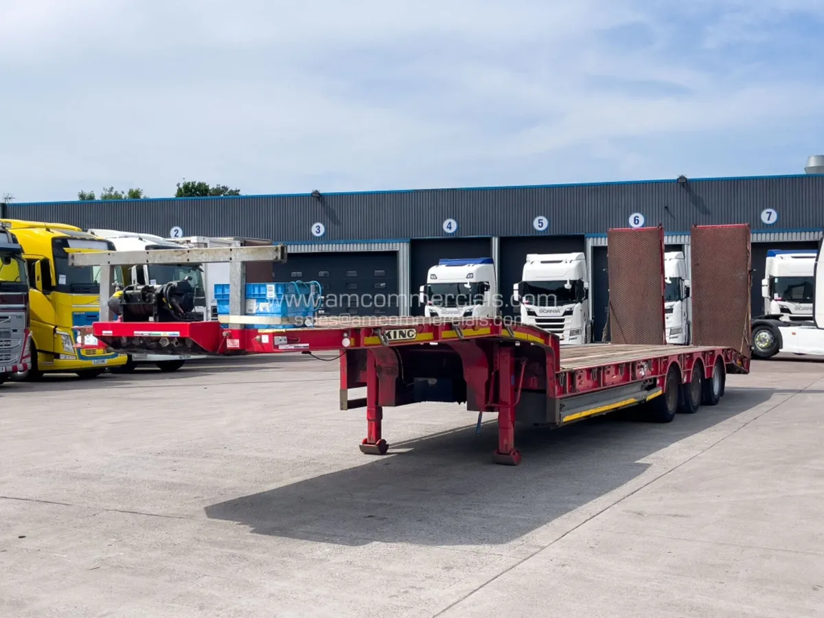 2017 KING LOW LOADER 3 AXLE FIXED 38,000KG GVW - Image 3