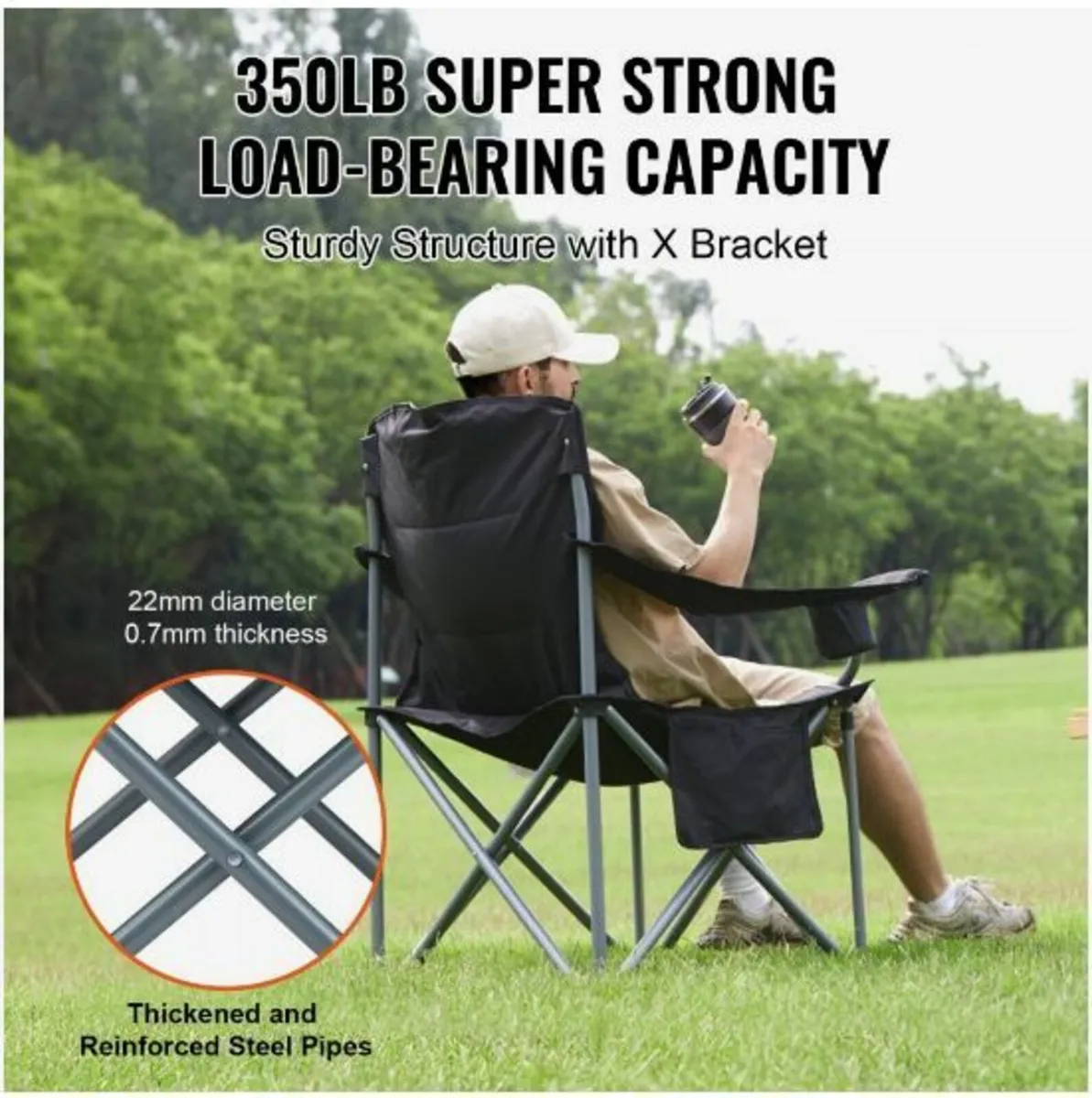 Camping Folding Chair for Adults - Image 4
