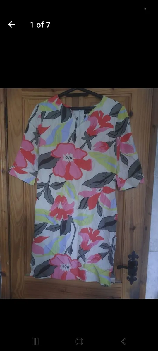 Vintage August Silk floral dress (free post) - Image 1