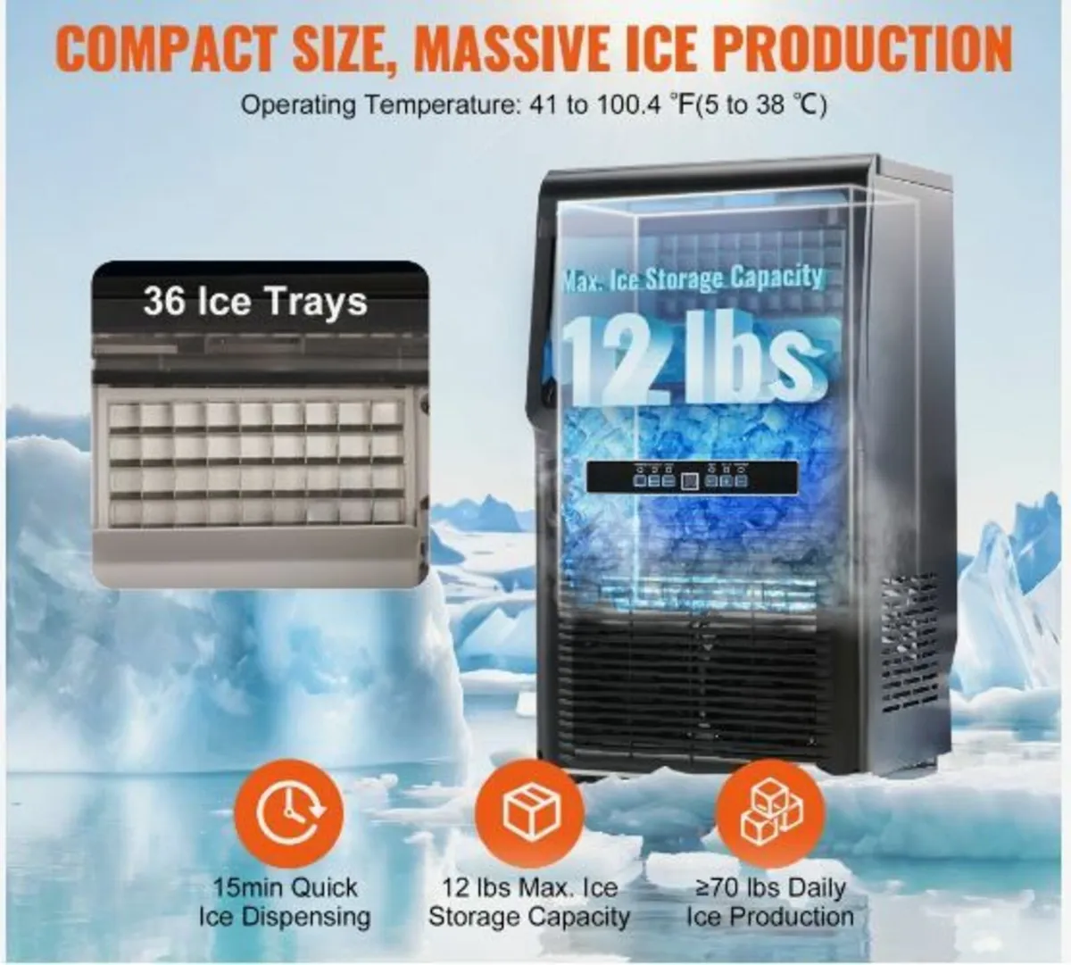 Commercial Ice Maker Freestanding Cabinet - Image 3