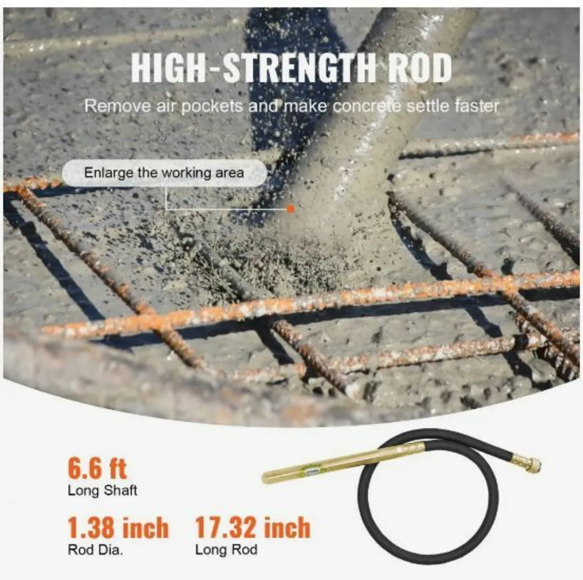 Handheld Electric Concrete Vibrator 960W - Image 3
