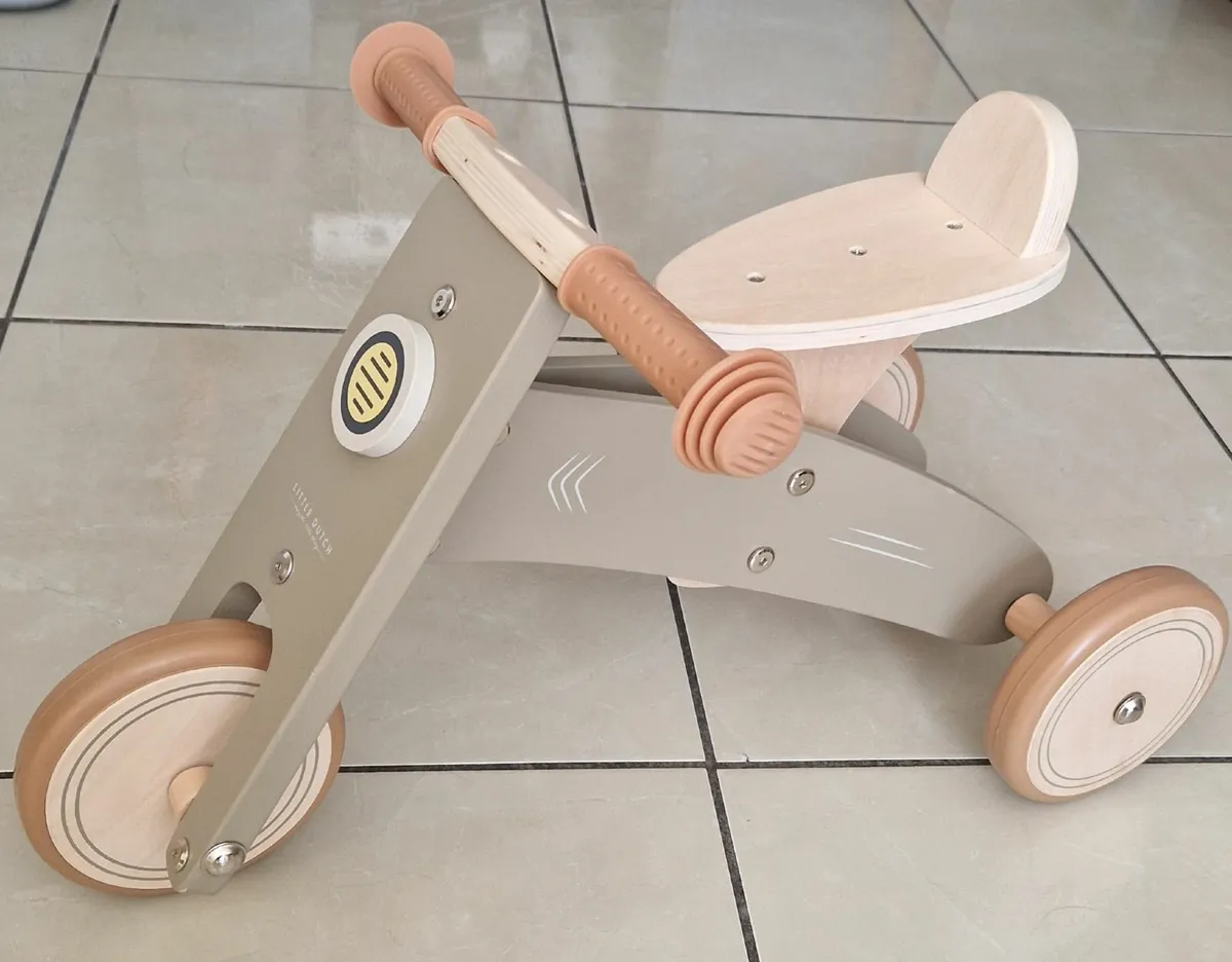 Little Dutch wooden tricycle - Image 1