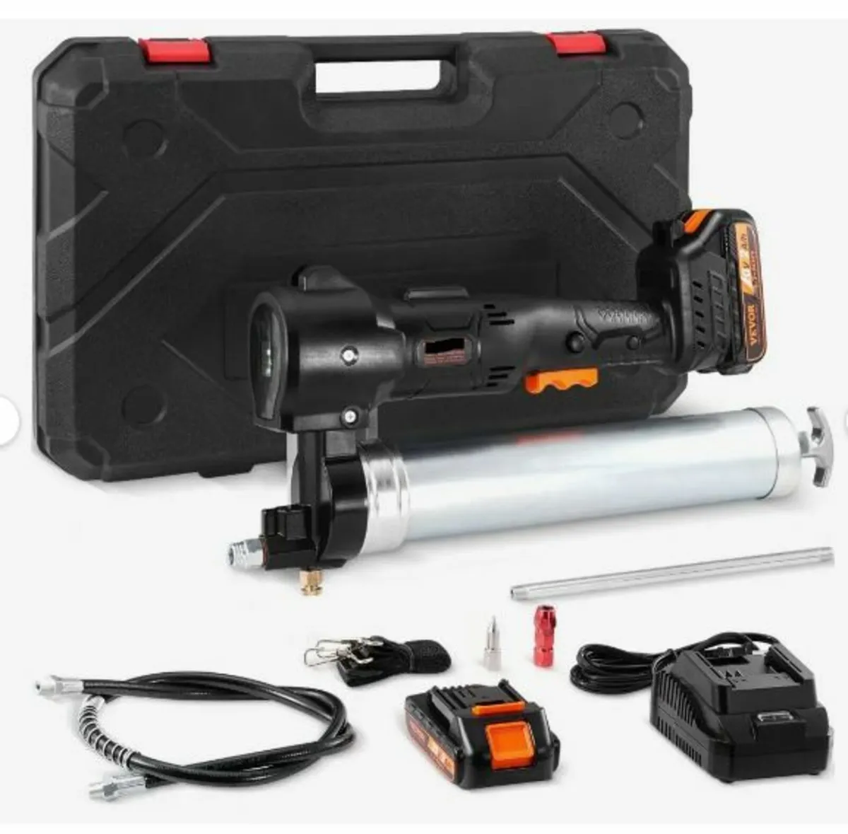 Cordless Grease Gun Electric 20 Volt 2.0 Ah Batte - Image 1