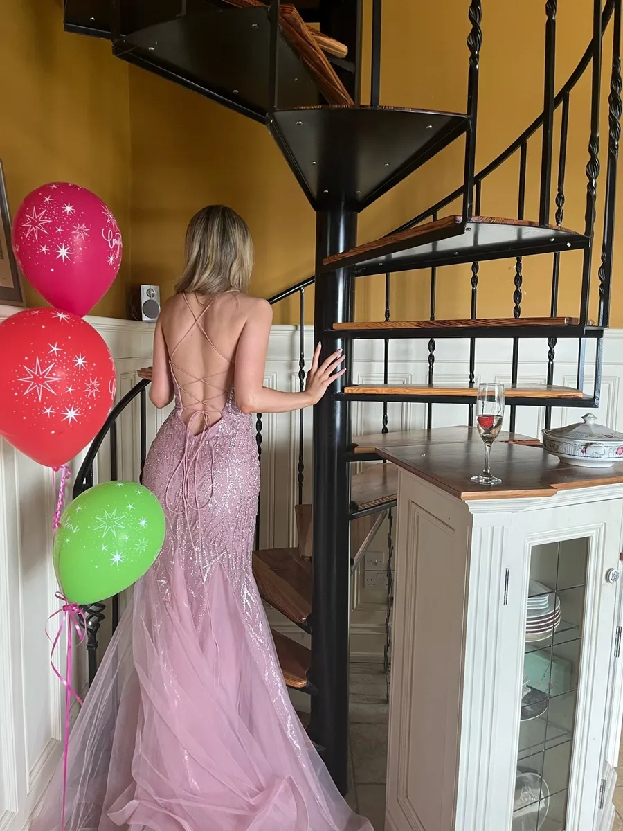 Pink debs dress - Image 2
