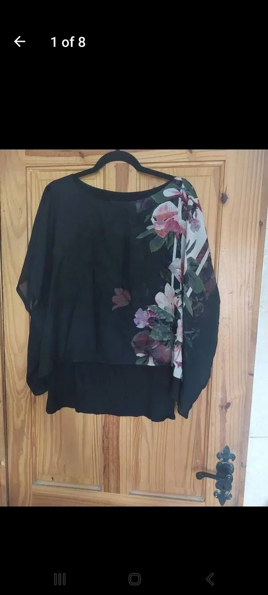 Wallis floral handkerchief top (free post) - Image 1