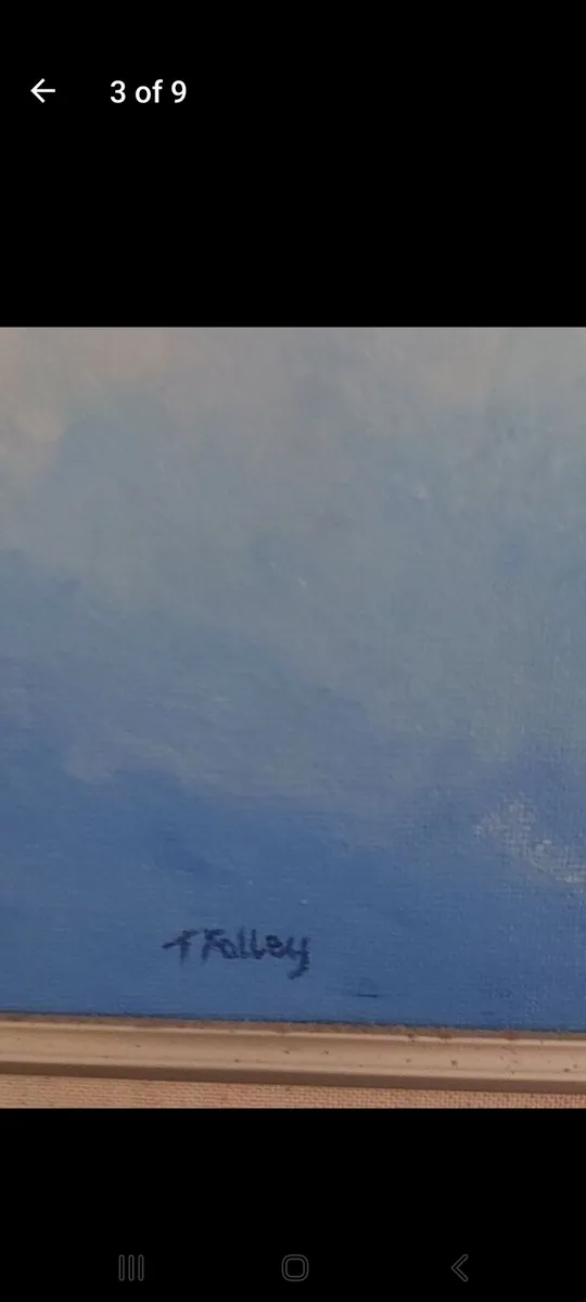 Oil painting of the Blackwater by Terence Folley - Image 3