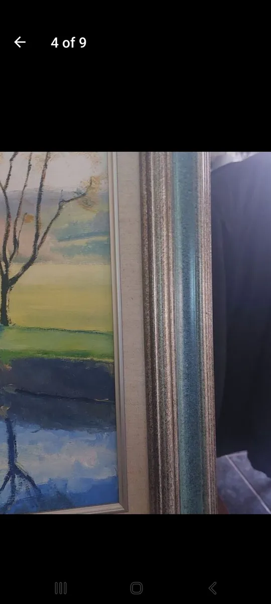 Oil painting of the Blackwater by Terence Folley - Image 4