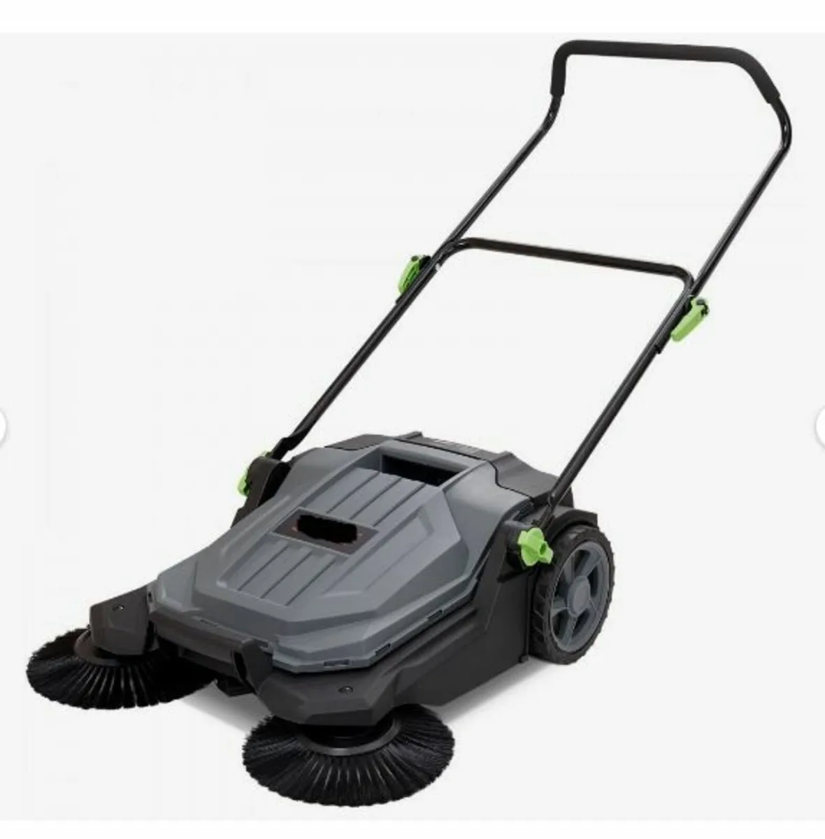 Walk-behind Hand Push Floor Sweeper, - Image 1