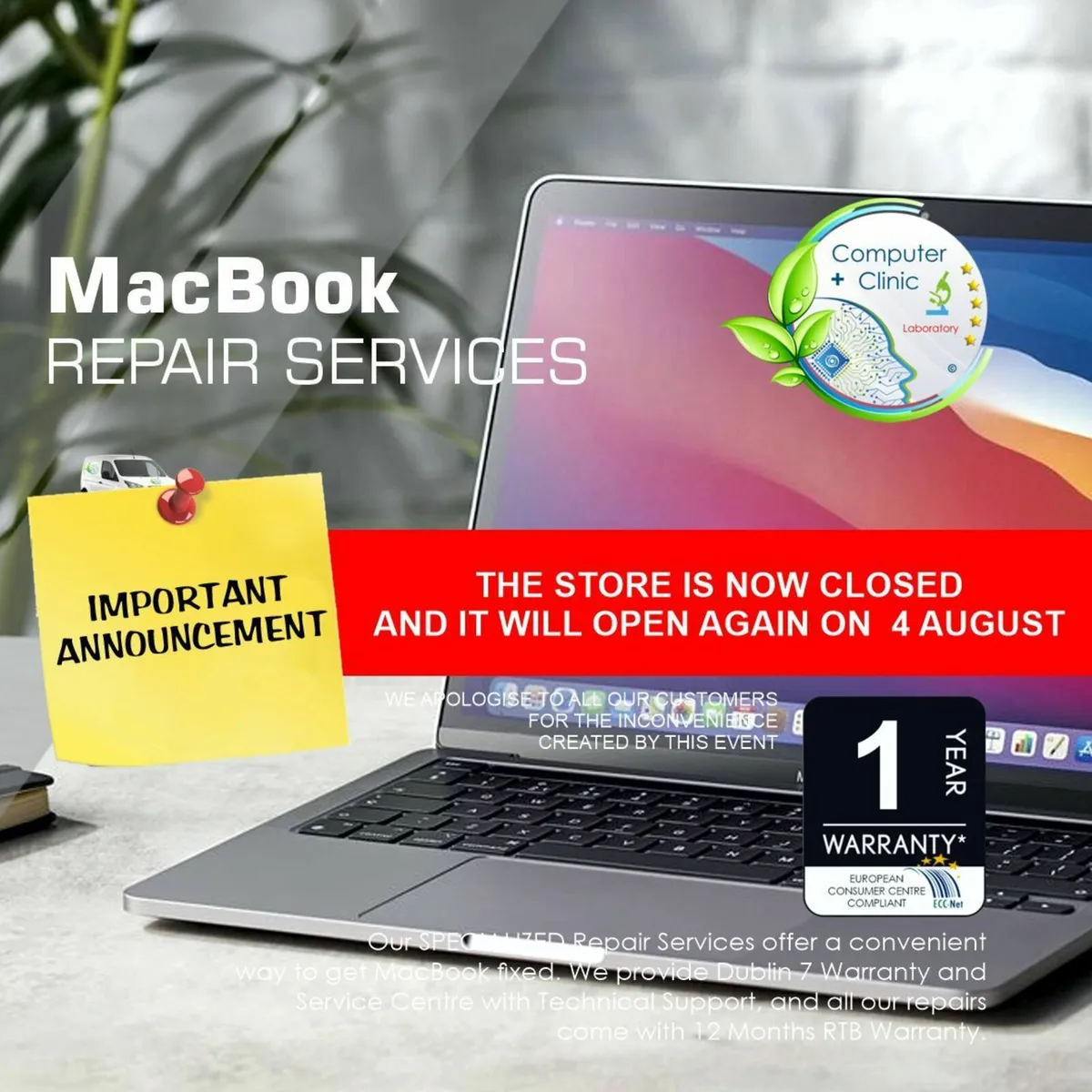MacBook Repairs| WE COLLECT REPAIR & RETURN - Image 1