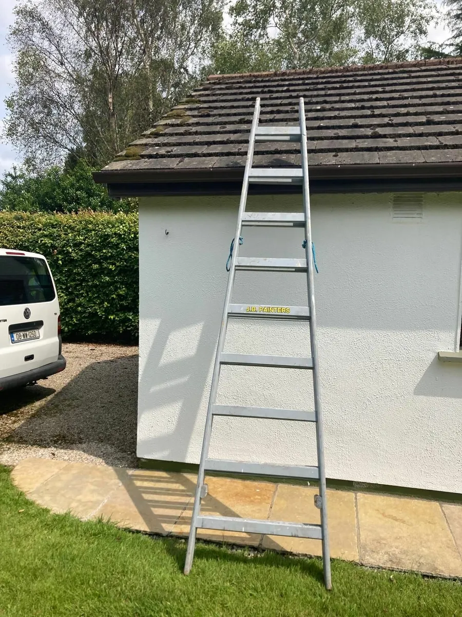 Wooded A double sided ladder rungs 10