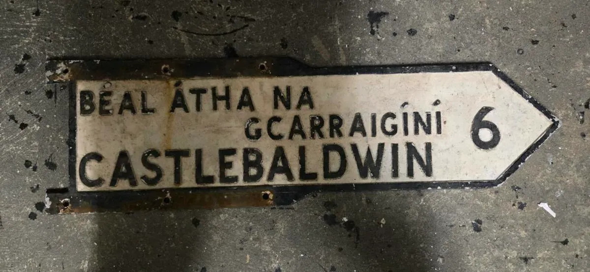 Original old road sign FOR SALE - Image 2